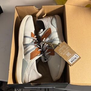 OluKai Men's Sneakers in White and Tan size 12
